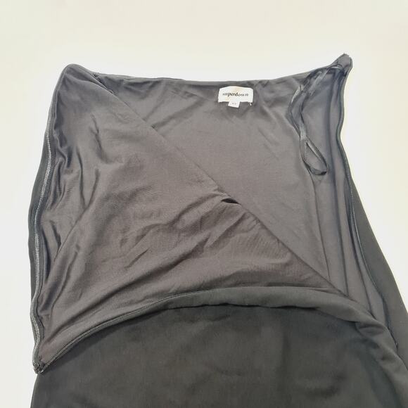 Superdown Izzy Ruffle Maxi Dress in Black XS - Picture 7 of 11